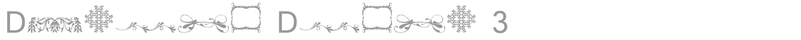 Design Dings 3 font preview